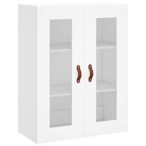 Væghængt skab 69,5x34x90 cm hvid