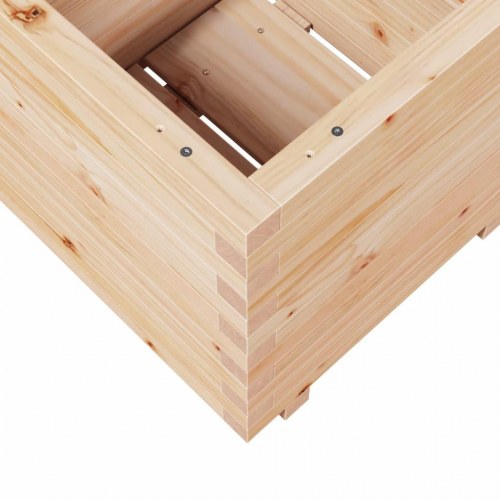 Plantekasse 50x50x49,5 cm massivt fyrretræ