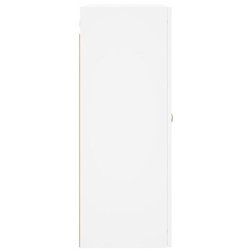 Væghængt skab 69,5x34x90 cm hvid