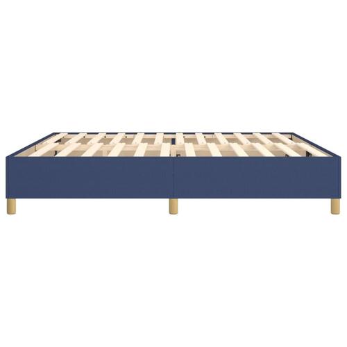 Sengeramme 200x200 cm stof blå