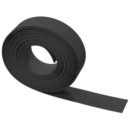 Græskanter 5 stk. 10 m 15 cm polyethylen sort