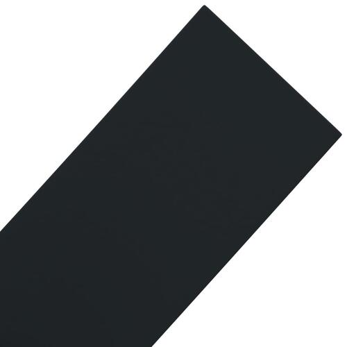 Græskanter 5 stk. 10 m 15 cm polyethylen sort