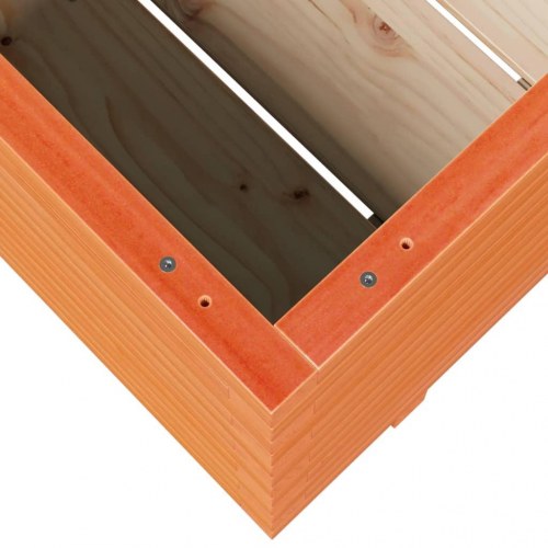 Plantekasse 90x60x49,5 cm massivt fyrretræ gyldenbrun
