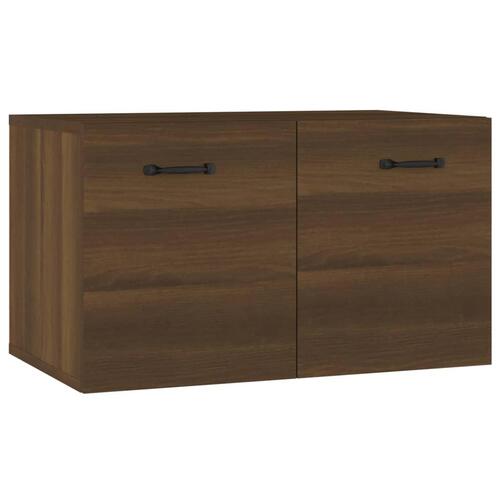 Vægskab 60x36,5x35 cm konstrueret træ brun egetræsfarve