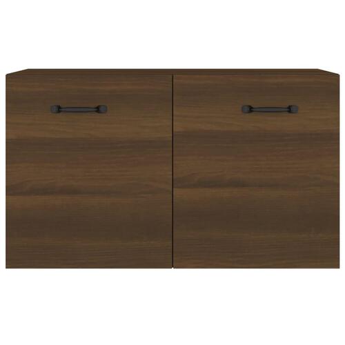 Vægskab 60x36,5x35 cm konstrueret træ brun egetræsfarve