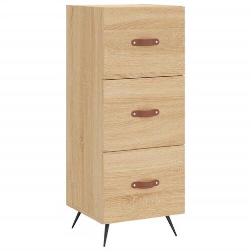 Skænk 34,5x34x90 cm konstrueret træ sonoma-eg