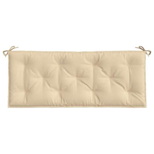 Hynde til havebænk 120x50x7 cm oxfordstof beige