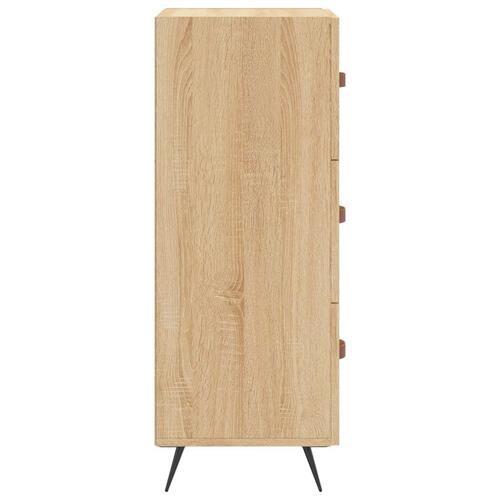 Skænk 34,5x34x90 cm konstrueret træ sonoma-eg