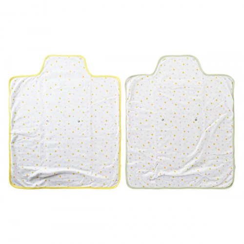 Pusleunderlag til bleskift - Transport, gul/grÃ¸n, 22 Ã 1 Ã 40 cm