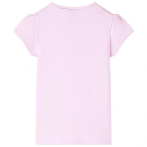 T-shirt til børn str. 104 lyserød