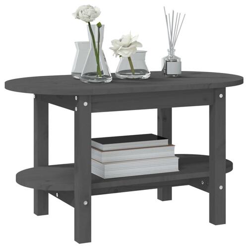 Sofabord 80x45x45 cm massivt fyrretræ