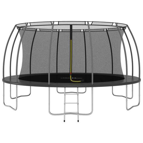 Trampolinsæt 488x90 cm 150 kg rund