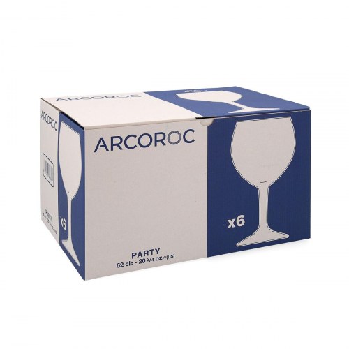 Arcoroc Party vinglas - sæt med 6 glas, 620 ml, gennemsigtige