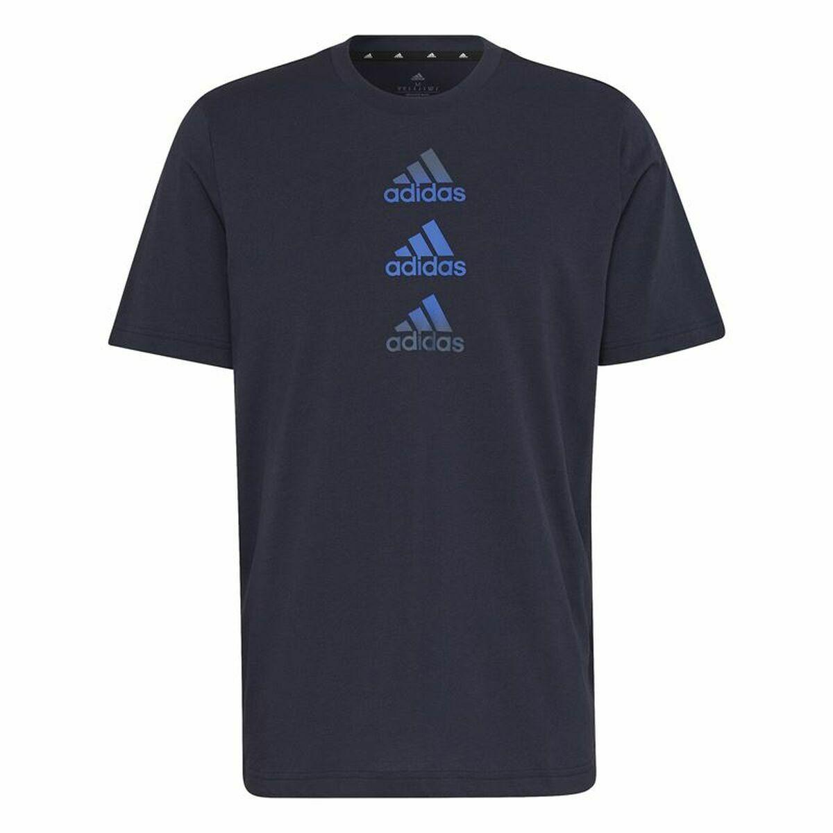 Kortærmet T-shirt til Mænd Adidas Designed To Move Logo L
