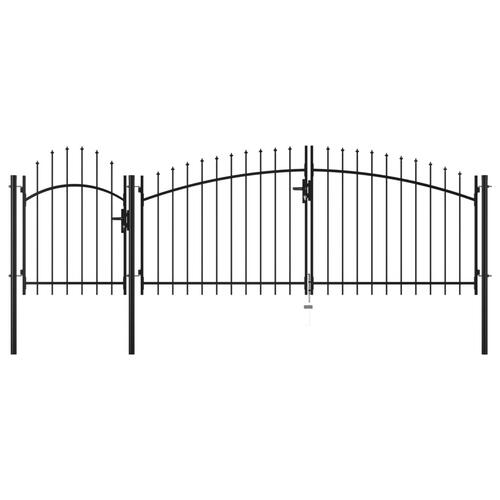 Havelåge 2 x 4 m stål sort