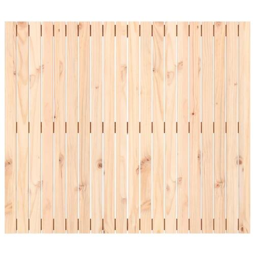 Sengegavl 127,5x3x110 cm massivt fyrretræ