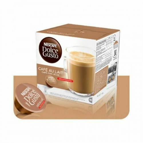 Nescafé Dolce Gusto Café Au Lait koffeinfri kaffekapsler - 16 stk