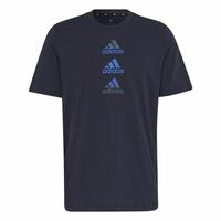Kortærmet T-shirt til Mænd Adidas Designed To Move Logo S