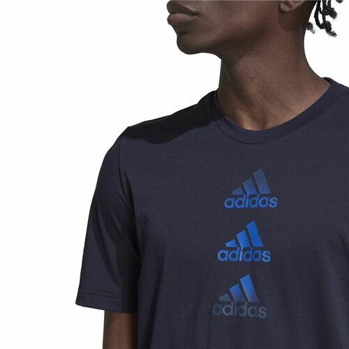 Kortærmet T-shirt til Mænd Adidas Designed To Move Logo S
