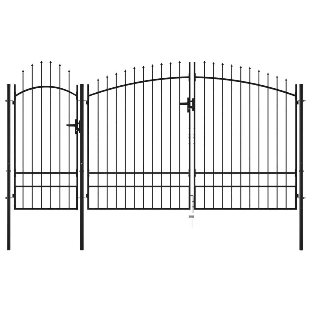 Havelåge 2,45x4 m stål sort