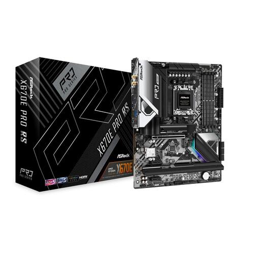 Motherboard ASRock X670E Pro RS Intel Wi-Fi 6 AMD AMD X670 AMD AM5