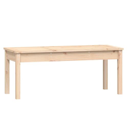 Havebænk 109x44x45 cm massivt fyrretræ
