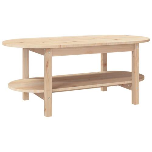 Sofabord 110x55x45 cm massivt fyrretræ
