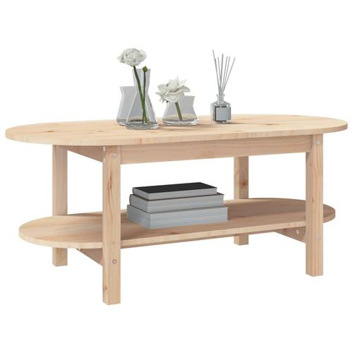 Sofabord 110x55x45 cm massivt fyrretræ