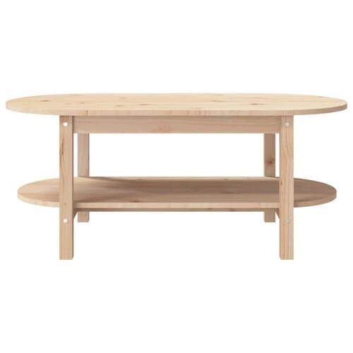 Sofabord 110x55x45 cm massivt fyrretræ