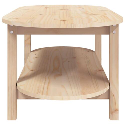 Sofabord 110x55x45 cm massivt fyrretræ