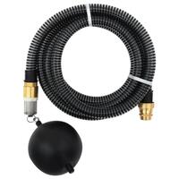 Sugeslange med messingkoblinger 1,1" 20 m PVC sort