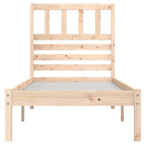 Sengeramme 90x200 cm massivt fyrretræ