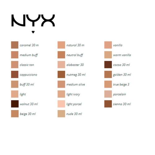 Flydende makeup foundation Can't Stop Won't Stop NYX (30 ml) (30 ml) buff 30 ml