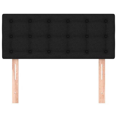 Sengegavl 100x5x78/88 cm stof sort