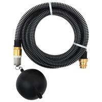 Sugeslange med messingkoblinger 1,1" 25 m PVC sort