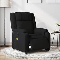 Eldrevet massagestol stof sort