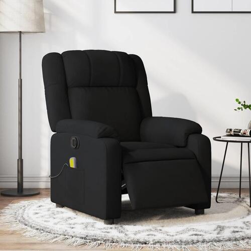 Eldrevet massagestol stof sort