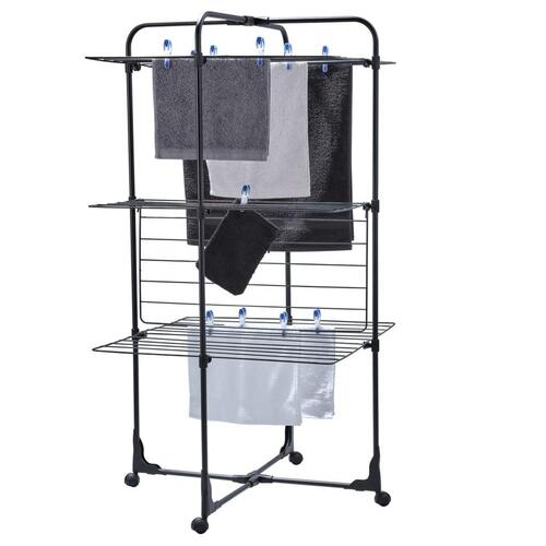 Leifheit tørrestativ Classic Tower 270 sort