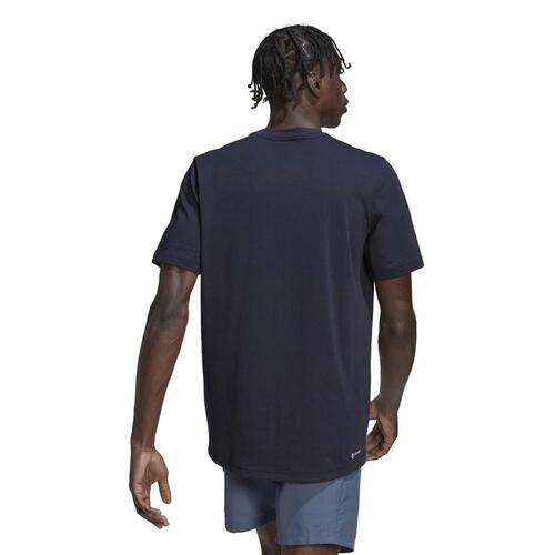 Kortærmet T-shirt til Mænd Adidas Designed To Move Logo M