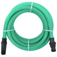 Sugeslange med messingkoblinger 1" 7 m PVC grøn