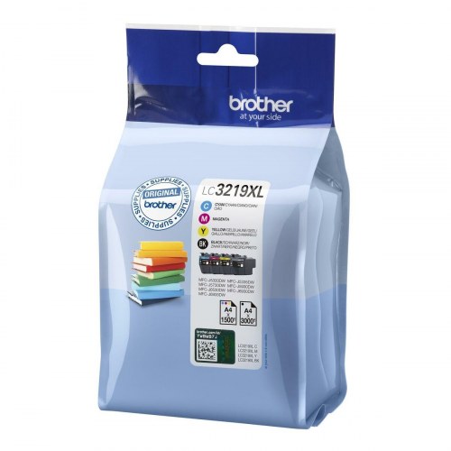 Brother LC3219XL blækpatron - sort/cyan/magenta/yellow (4-pak)