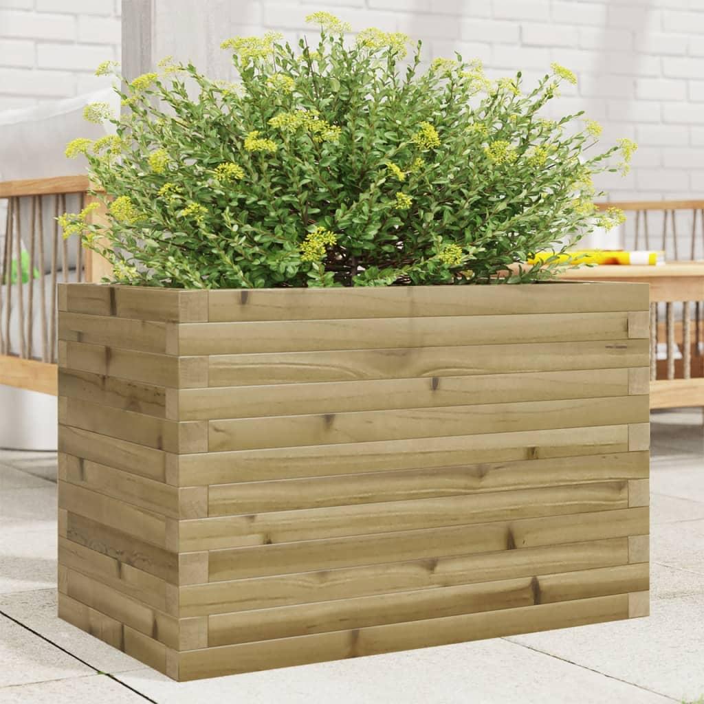 Plantekasse 70x40x46 cm imprægneret fyrretræ