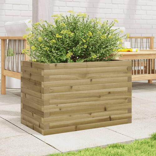 Plantekasse 70x40x46 cm imprægneret fyrretræ