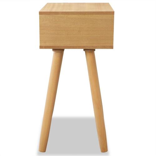 Sengebord 2 stk. massivt fyrretræ 40 x 30 x 61 cm brun