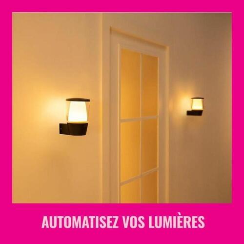Udendørs væglampe Wiz - sort, LED, 950 lm