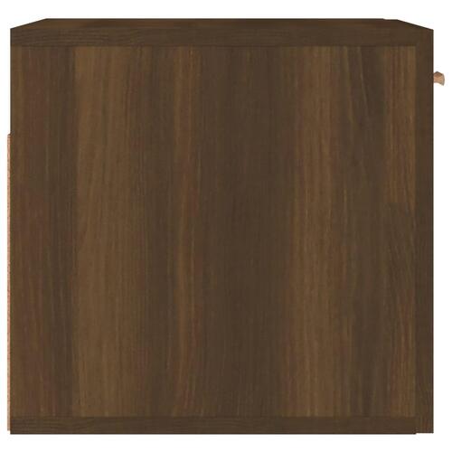 Vægskab 80x35x36,5 cm konstrueret træ brun egetræsfarve