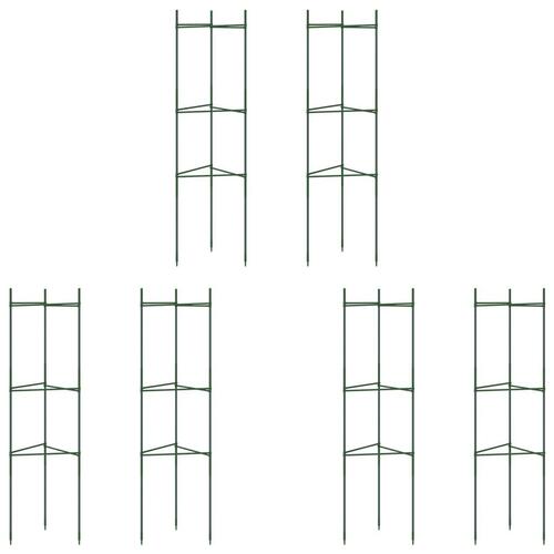 Espalierer til tomater 6 stk. 116 cm stål og PP