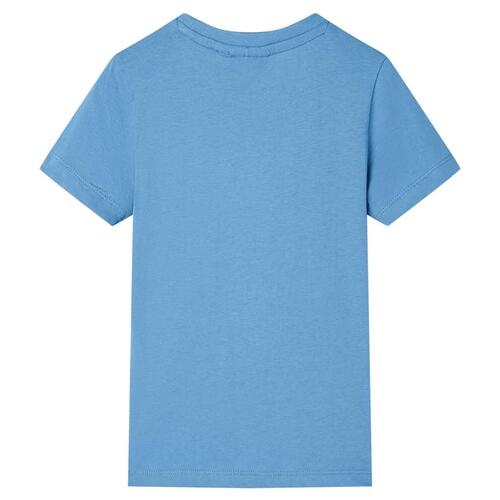 T-shirt til børn str. 92 blå