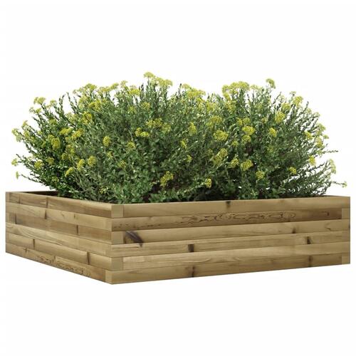 Plantekasse 90x90x23 cm imprægneret fyrretræ