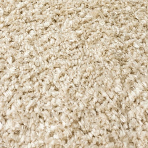 Shaggy gulvtæppe med høj luv 160x230 cm 50 mm beige